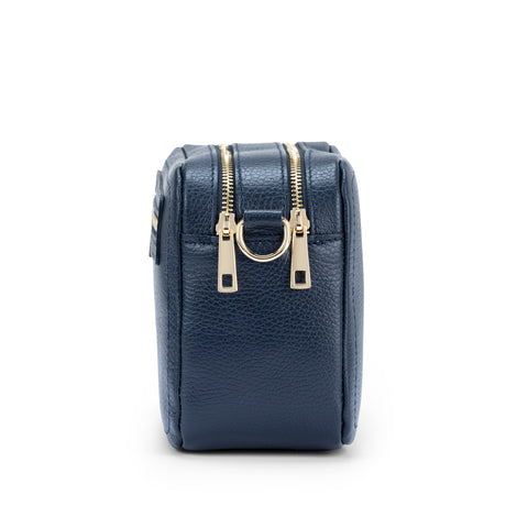 Borsa tracolla donna pelle media due scomparti, made in Italy modello Grace Mauro Pelletteria