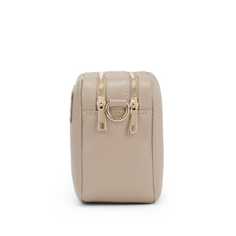 Borsa tracolla donna pelle media due scomparti, made in Italy modello Grace Mauro Pelletteria