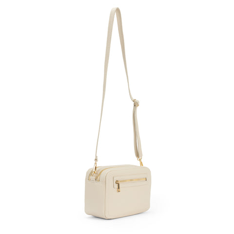 Borsa tracolla donna pelle media due scomparti, made in Italy modello Grace Mauro Pelletteria