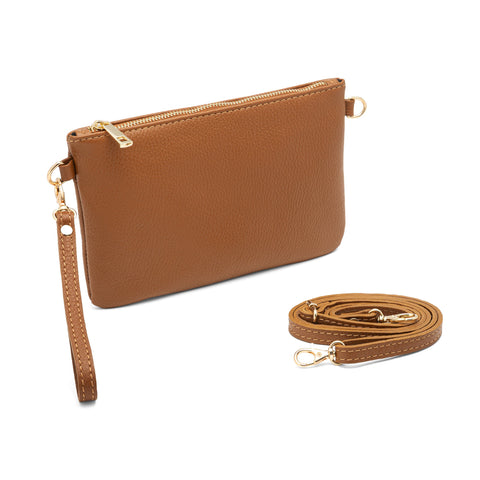 Mya, Pochette Donna con Tracolla, Clutch Donna Elegante in Pelle, Made in Italy