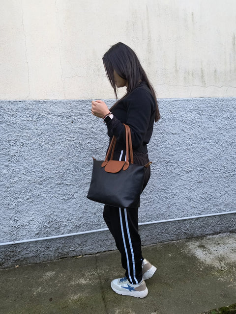 Borsa Donna in Vera Pelle “Giuly” – Mauro Pelletteria | Borsa a Mano, Spalla e Tracolla Elegante – Casual Chic, Disponibile in Due Misure