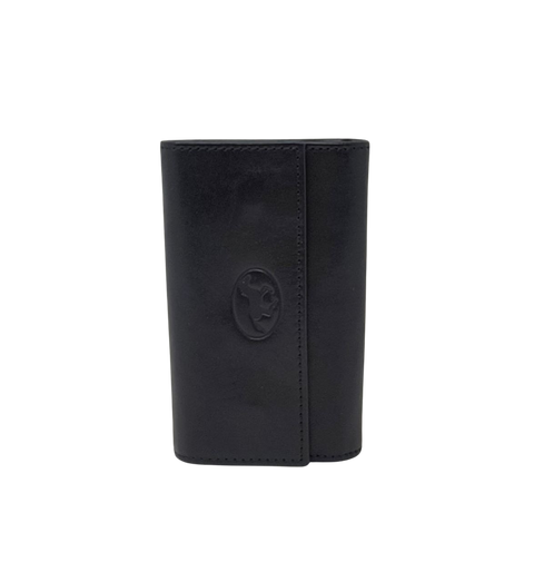 Mauro Pelletteria – Portachiavi in Vera Pelle Uomo/Donna  Doppio Scomparto (12 Ganci) Made in Italy